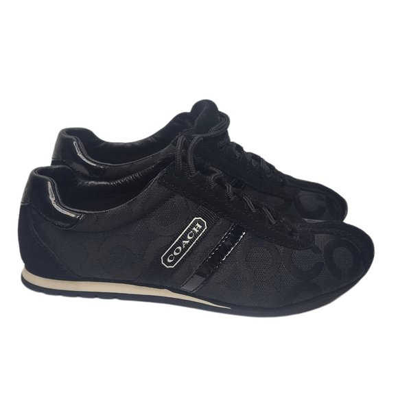 Coach Shoes - Coach, Black, Kathleen Sneaker, Size: 6.5